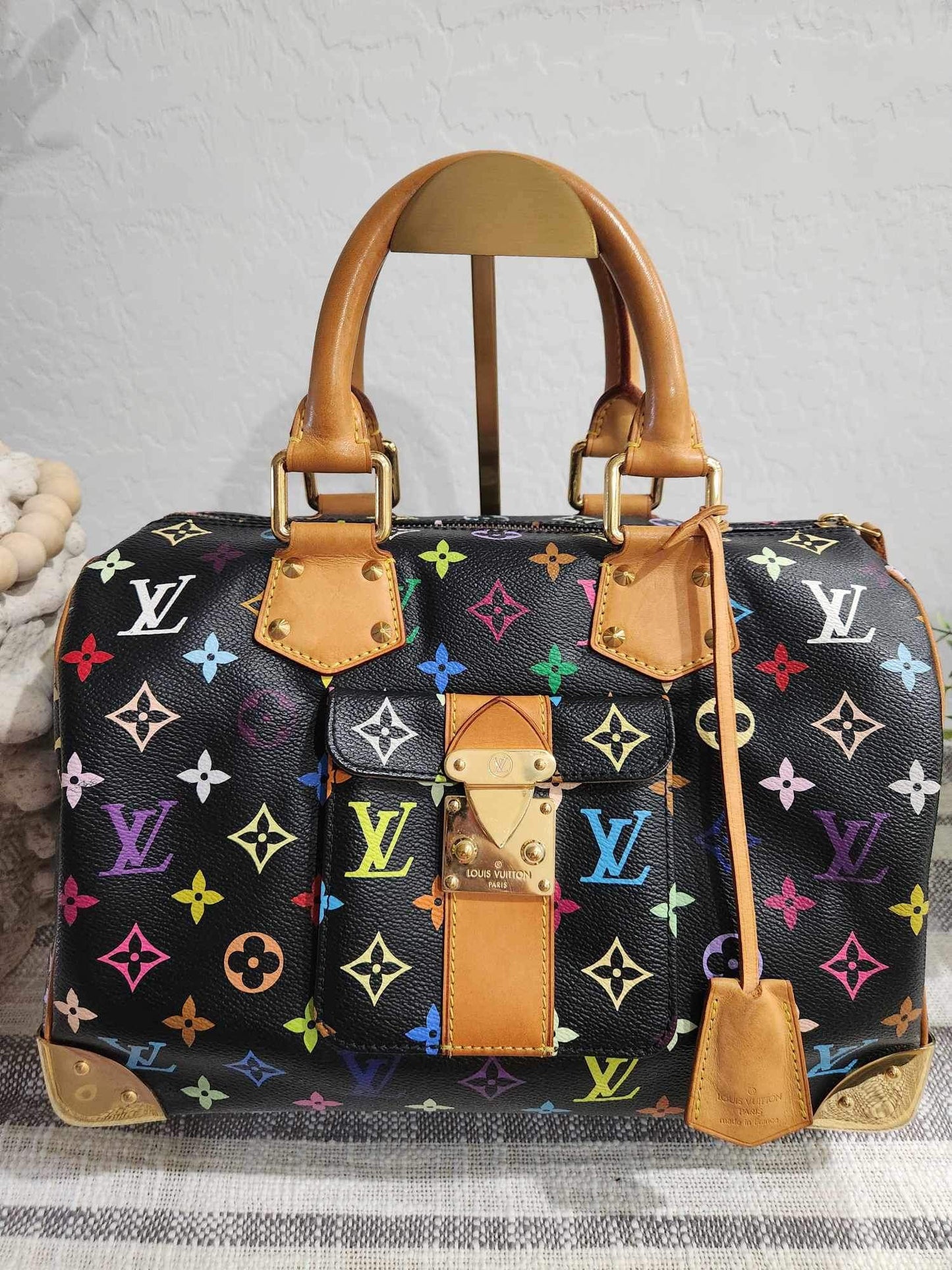 Louis Vuitton Takashi Murakami Speedy 30 Bag