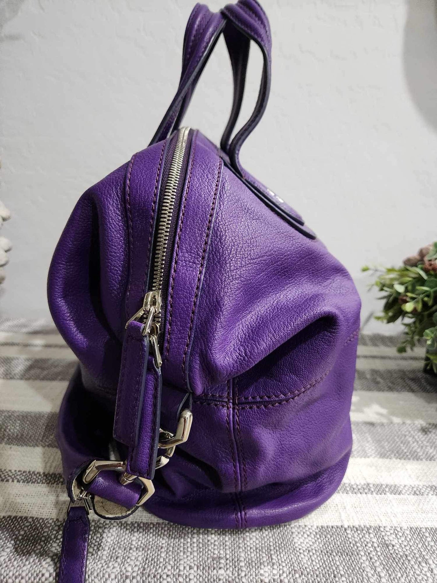 Givenchy Nightingale Purple Medium Bag