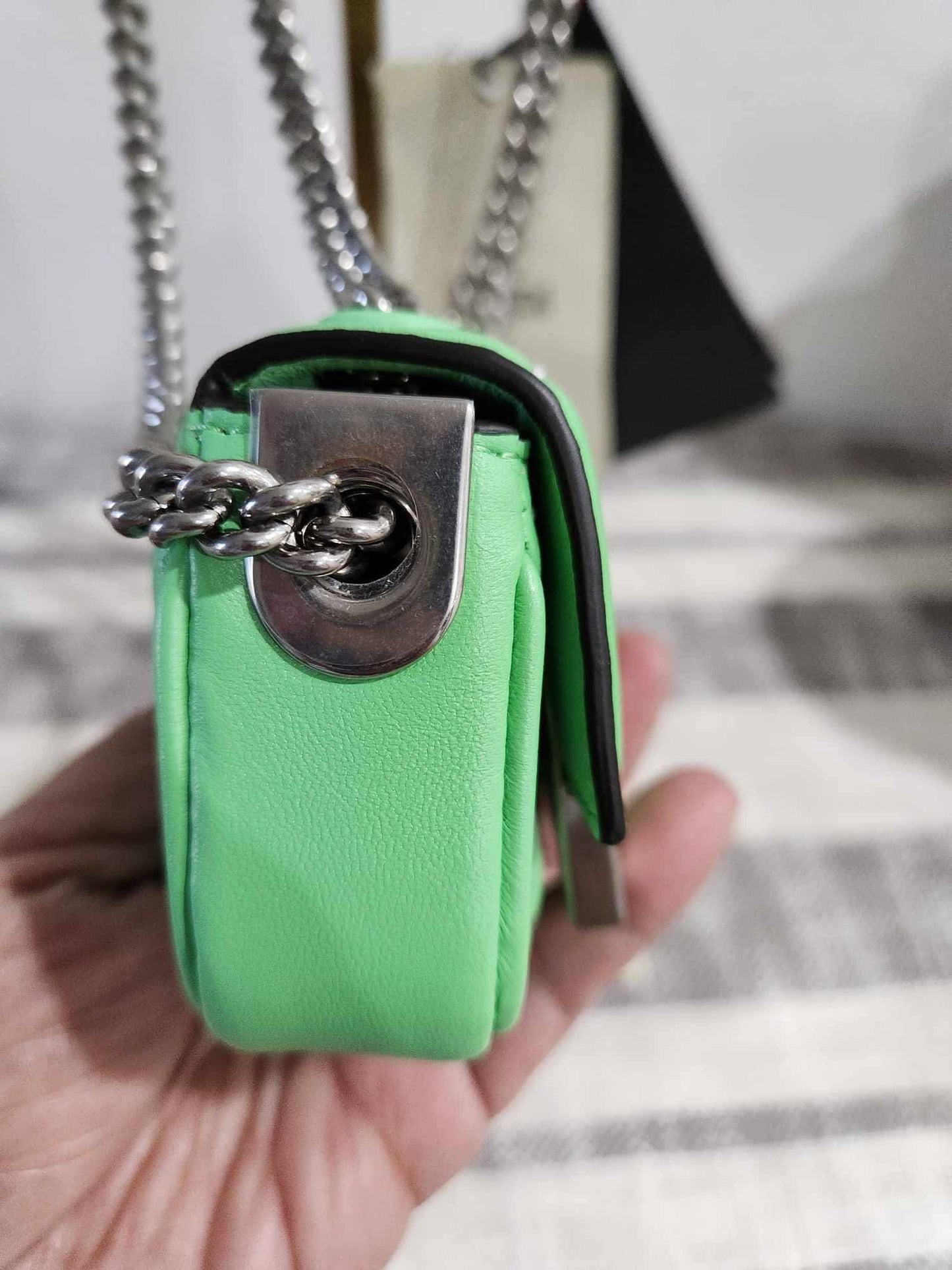 Fendi Nano Baguette Chain Bag