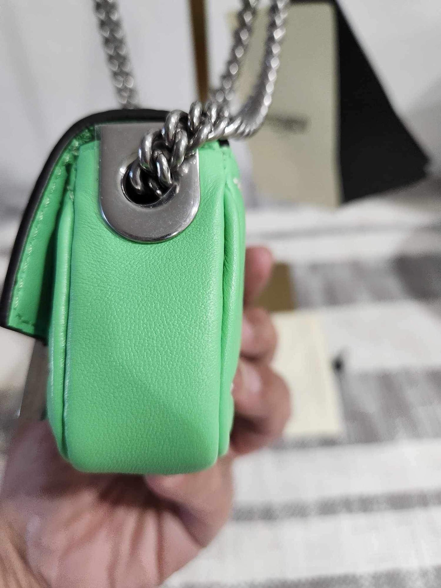 Fendi Nano Baguette Chain Bag